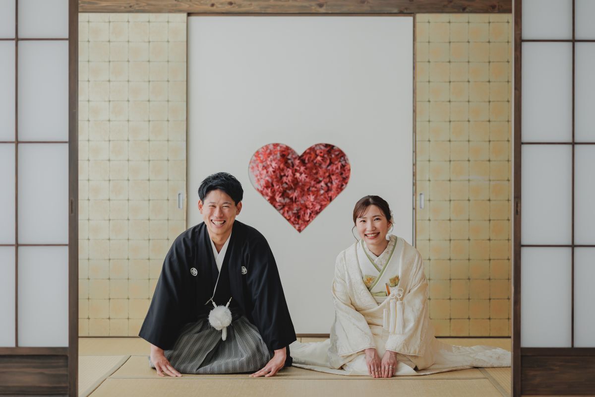 【フォトウェディング】和装スタジオ/屋内庭園スタジオ