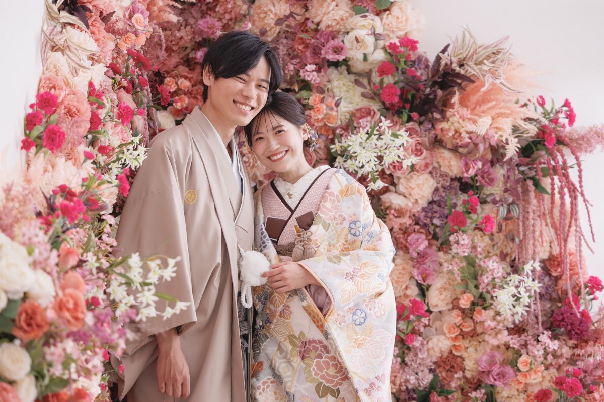 【フォトウェディング】和装スタジオ/屋内庭園スタジオ