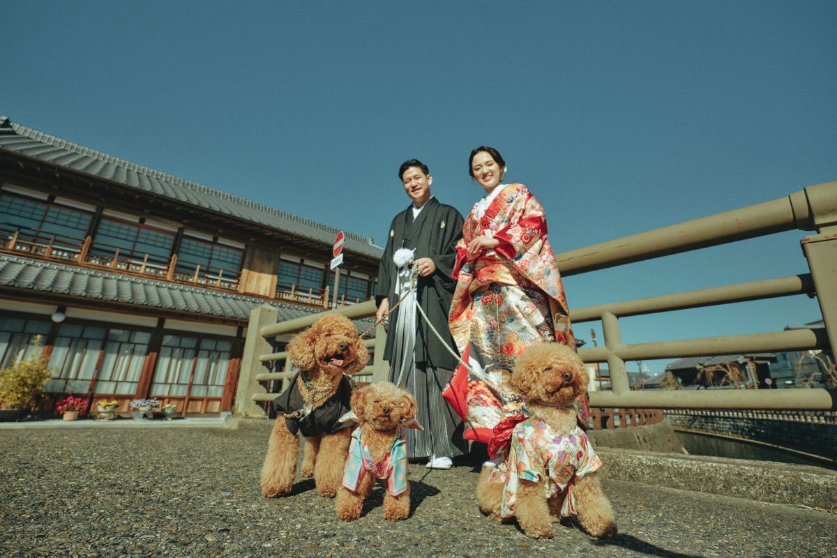 【家族・ペットと一緒に】和装ロケーション