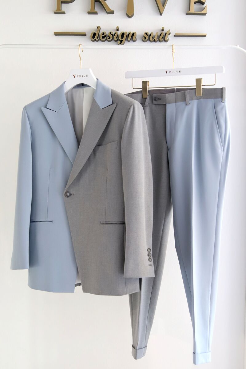 2color Luxury／グレー×ブルー
