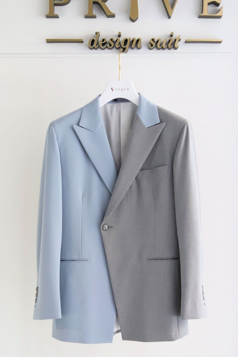 2color Luxury／グレー×ブルー