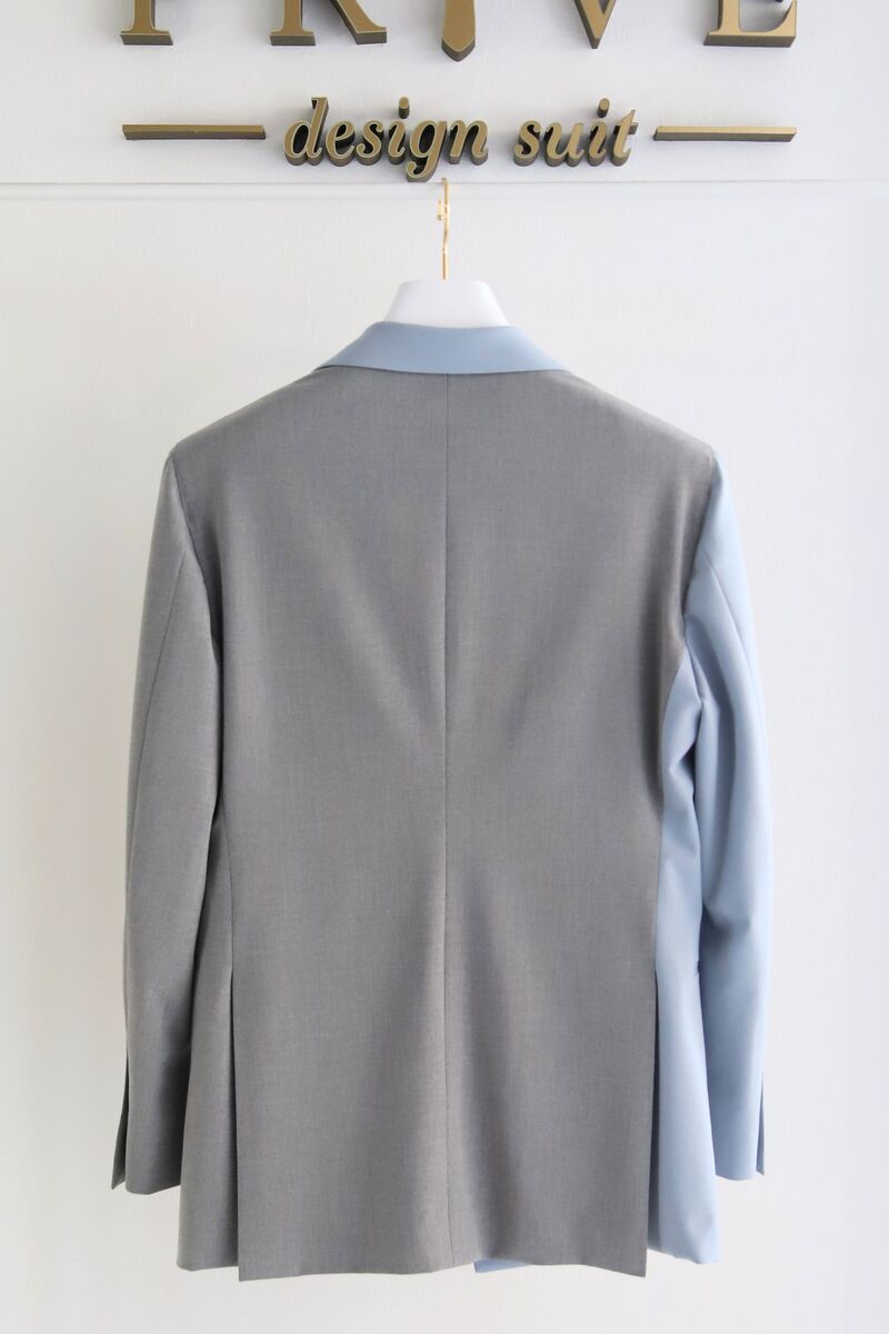 2color Luxury／グレー×ブルー