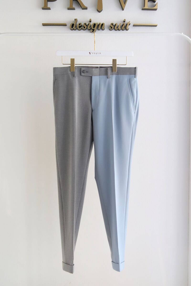 2color Luxury／グレー×ブルー