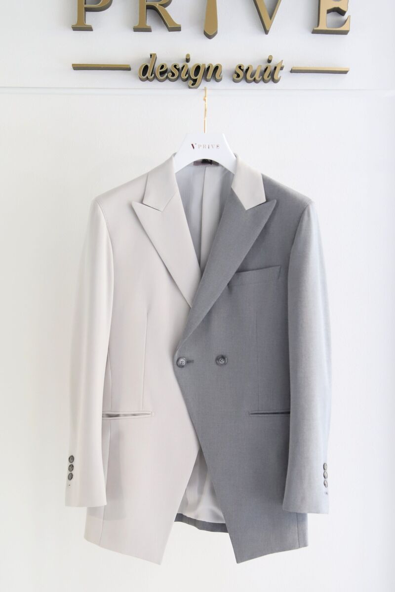 2color Luxury／グレー×アイボリー