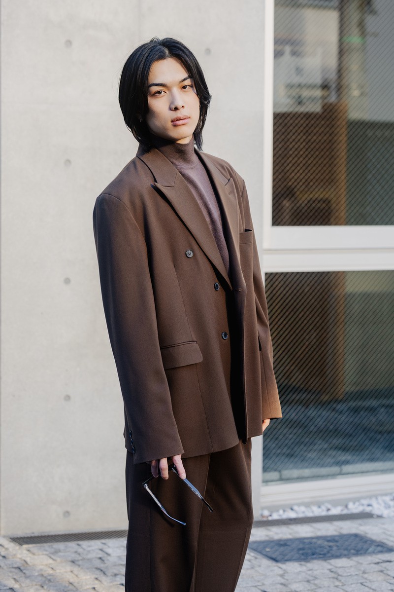 K Oversized Double／ブラウン