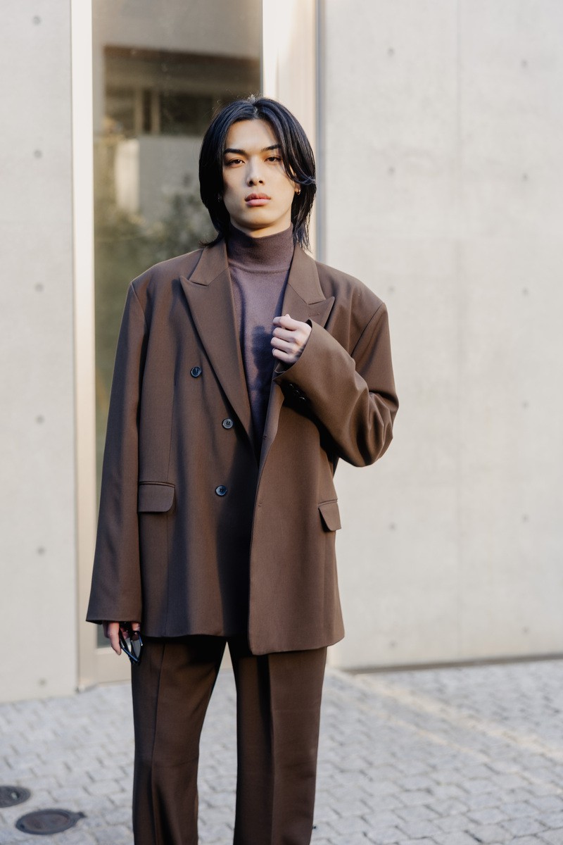 K Oversized Double／ブラウン