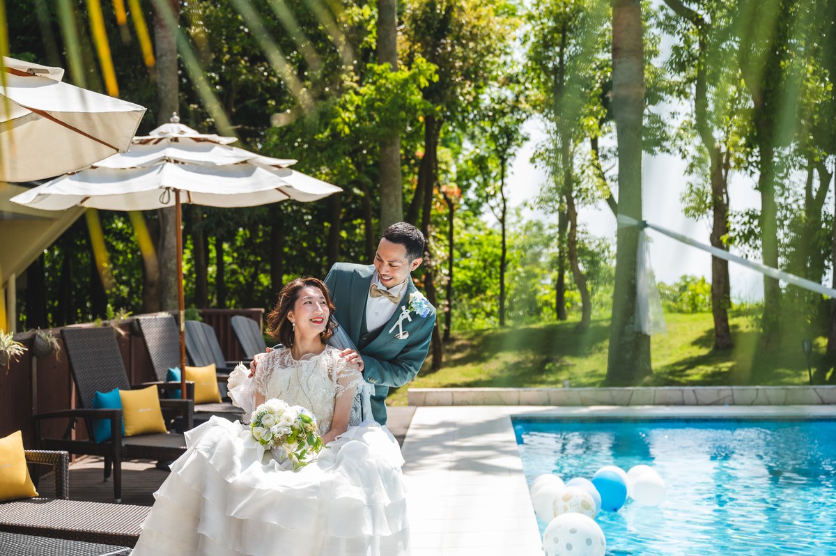 【インクルーシブフォトウェディング】湘南リゾート チャペル&プールサイドフォトWedding