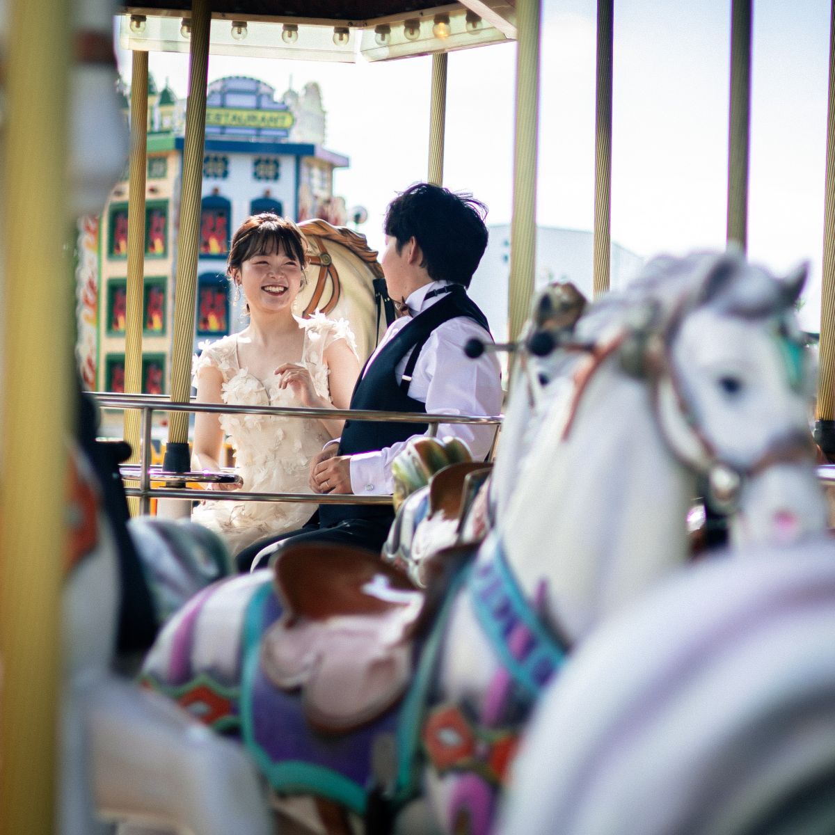 洋装1着!レトロ遊園地で叶う名古屋港シートレインランドロケーション撮影プラン