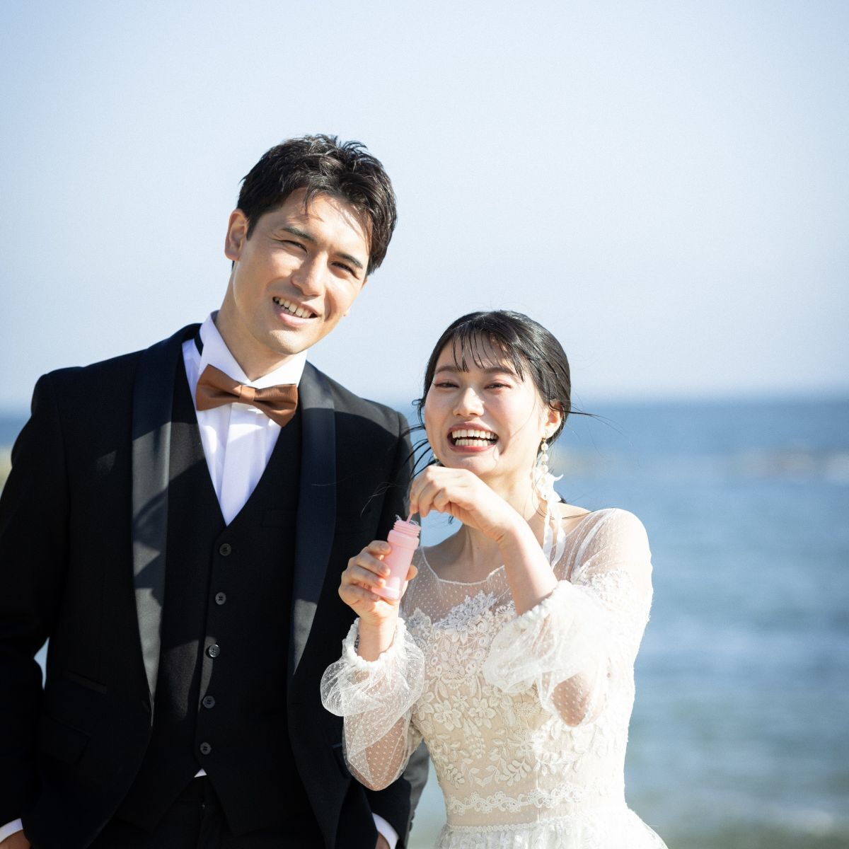洋装1着!海と空が広がる野間崎灯台ロケーション撮影プラン