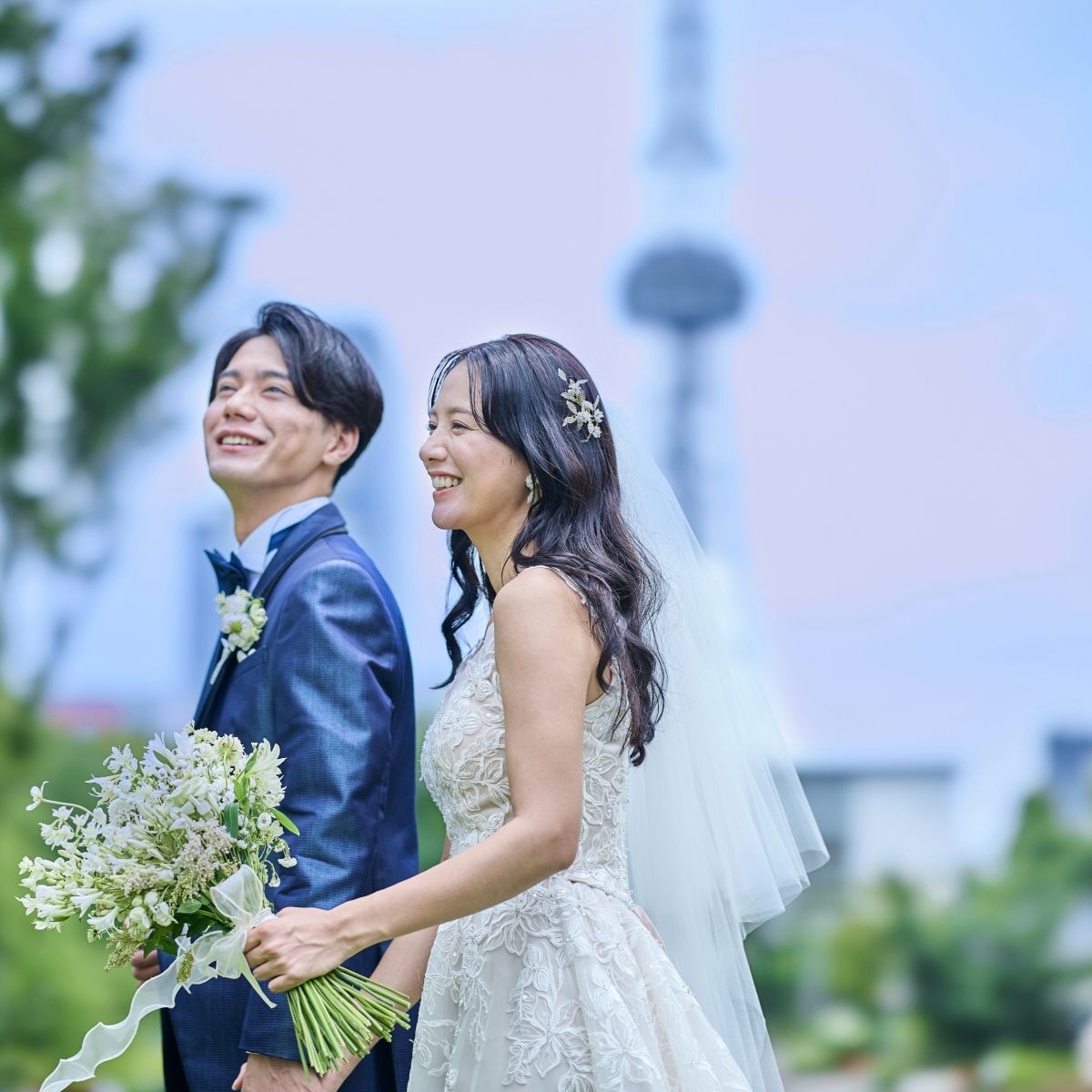 洋装1着!夜景に祝福される久屋大通公園ロケーション撮影プラン