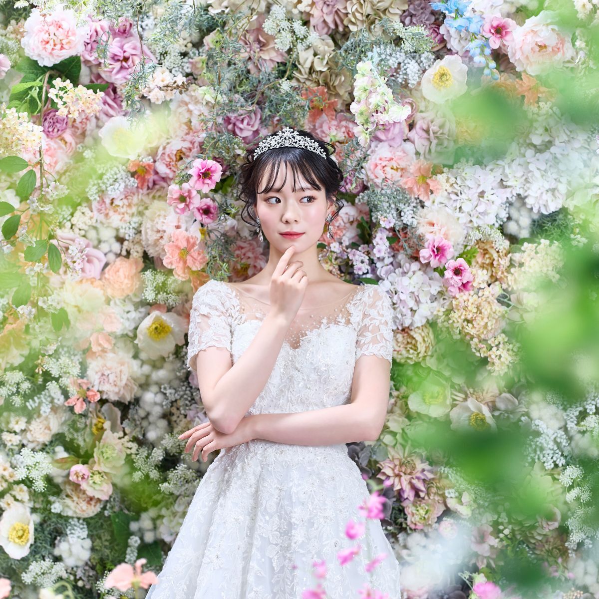 【ソロウェディング向け】洋装1着スタジオ撮影プラン≪アルバム10P付き≫