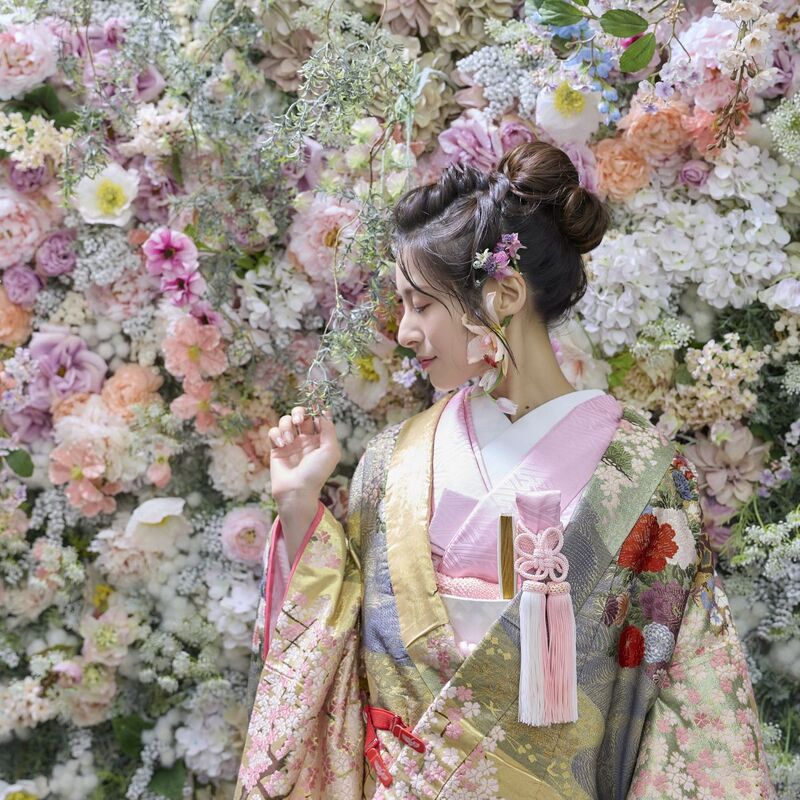 スタジオ＆屋上庭園を満喫！和装1着スタジオ撮影プラン≪アルバム10P付き≫