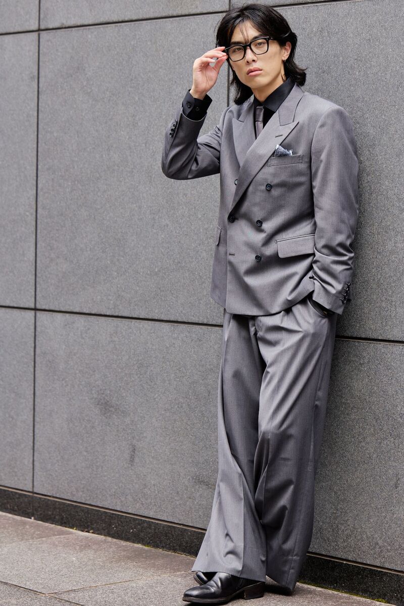 Oversized Double/ライトグレー