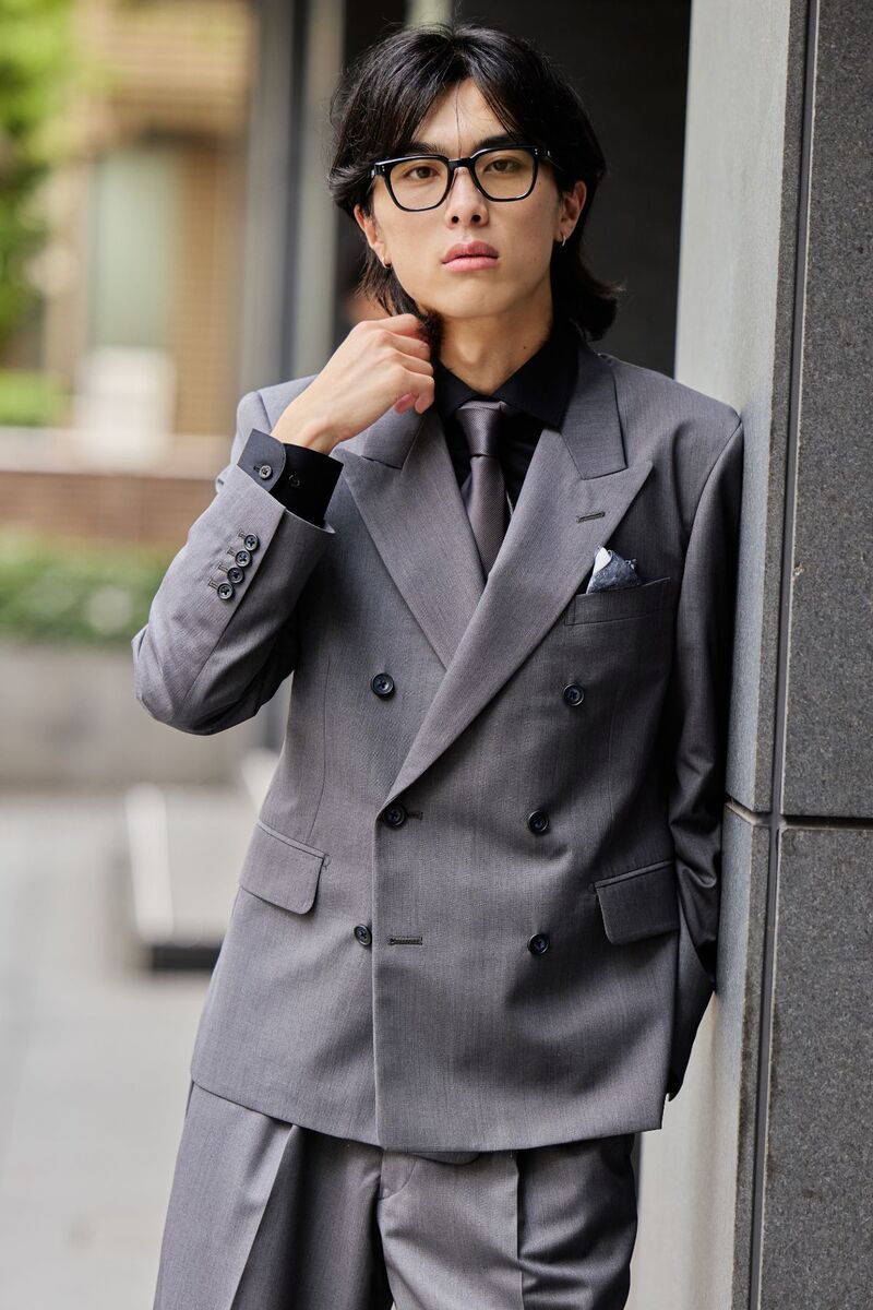 Oversized Double/ライトグレー