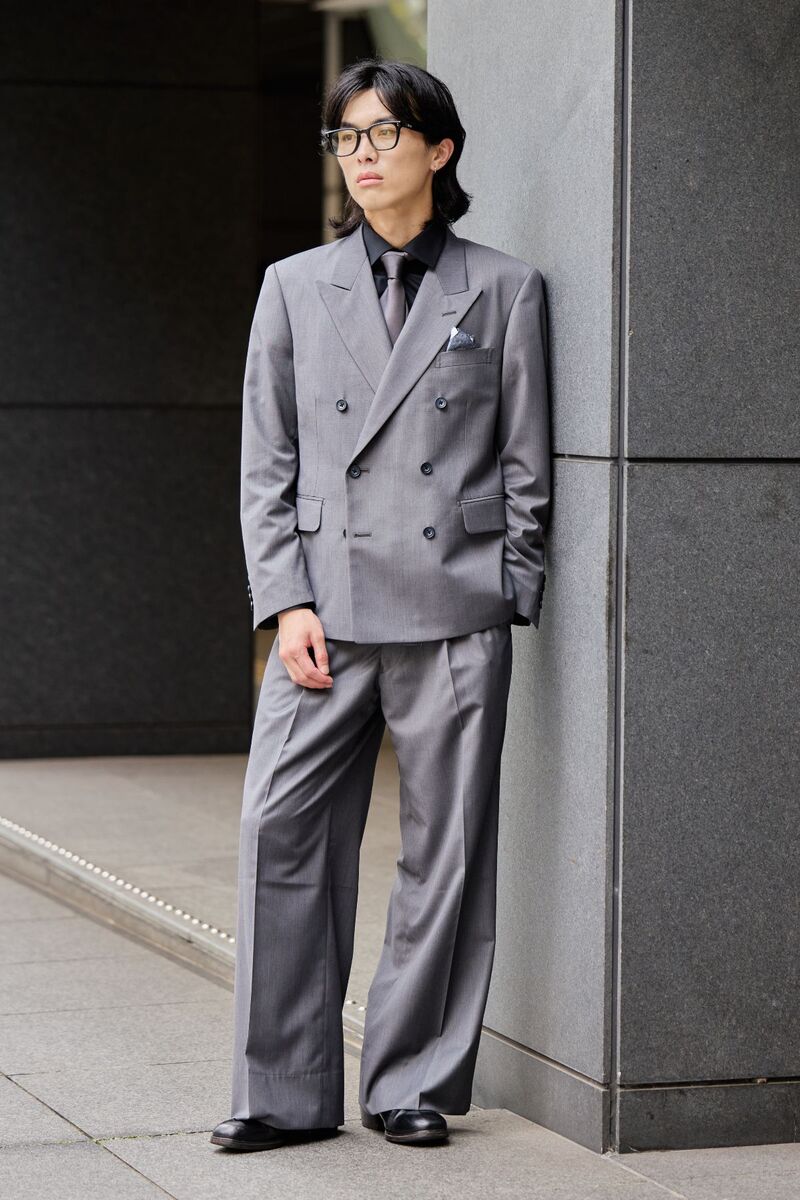 Oversized Double/ライトグレー