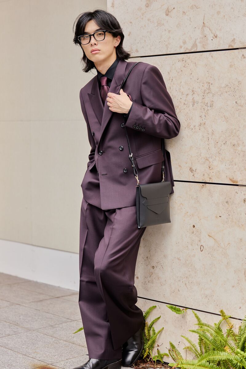 Oversized Double/ワインレッド