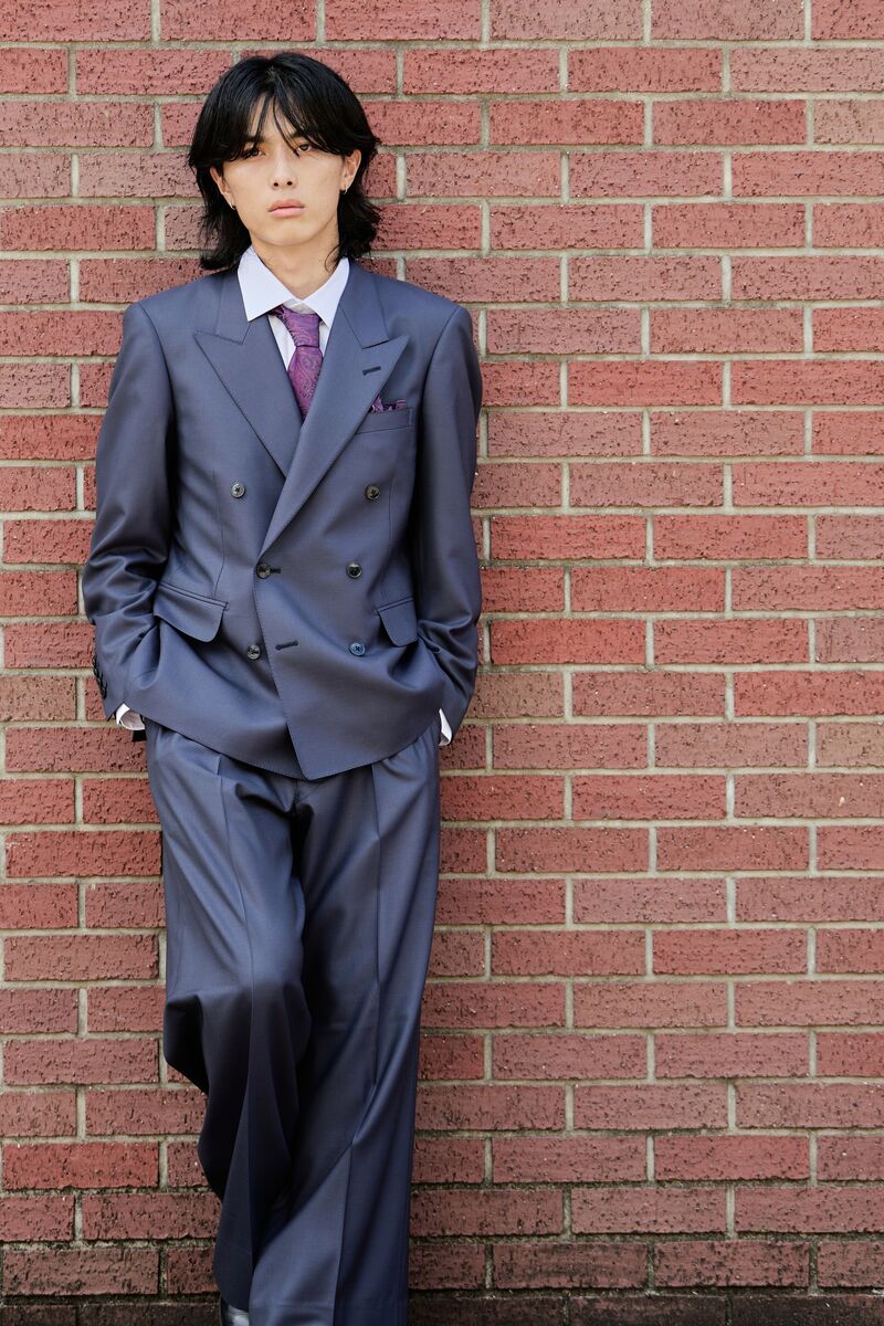 Oversized A Line/ネイビーグレー
