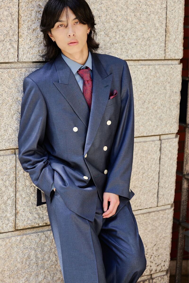 Oversized Double/シャインネイビー