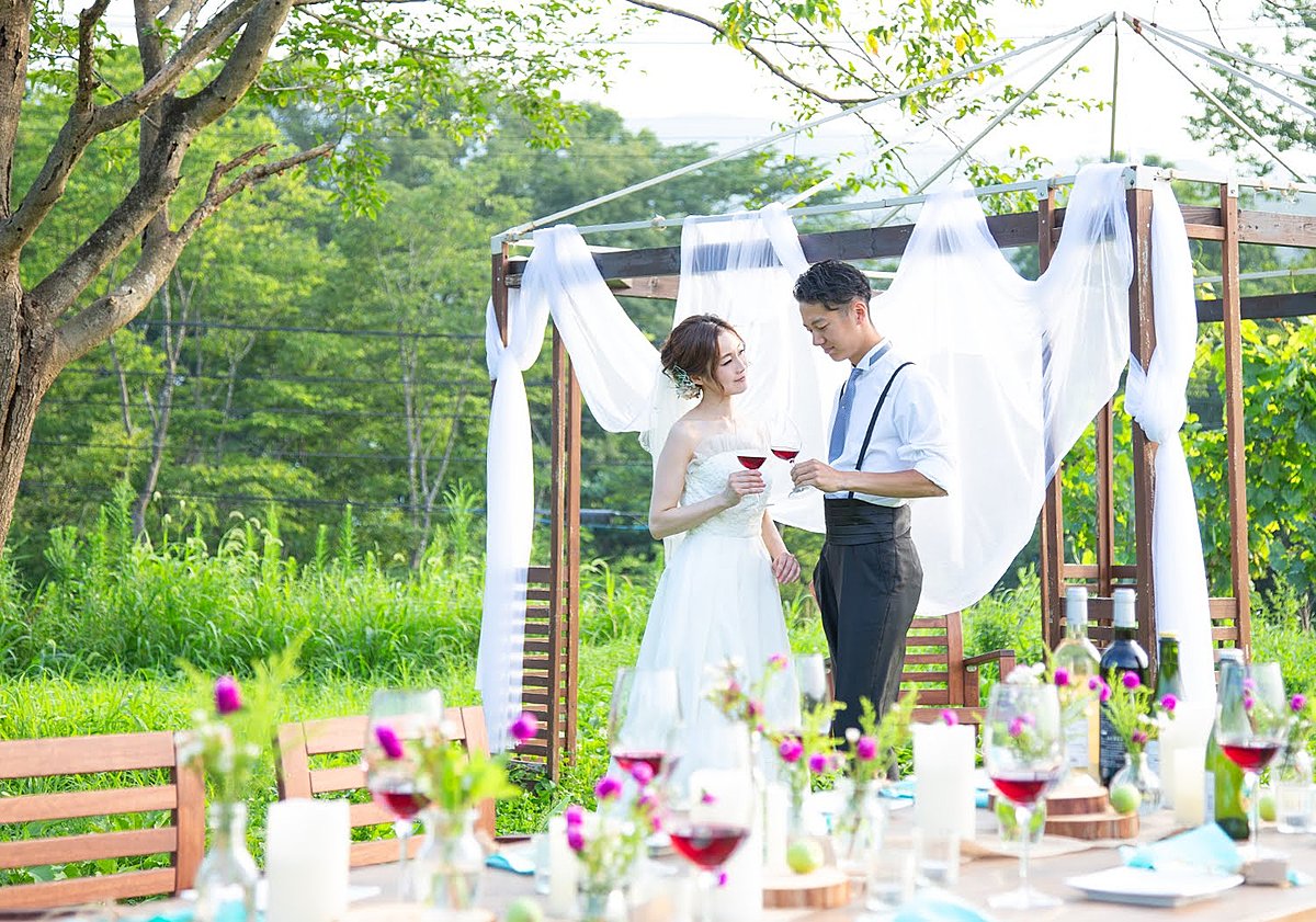秋保ワイナリーで最低価格保証 持ち込み自由の結婚式場予約 トキハナ 旧 Choole