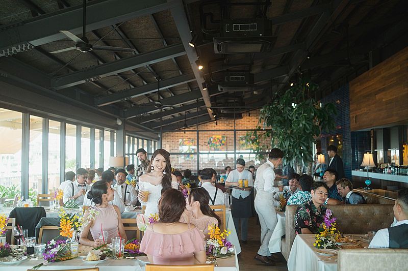 チャタンハーバー ブルワリー＆レストラン（CHATAN HARBOR BREWERY & RESTAURANT）／SALLY WEDDING DESIGN
