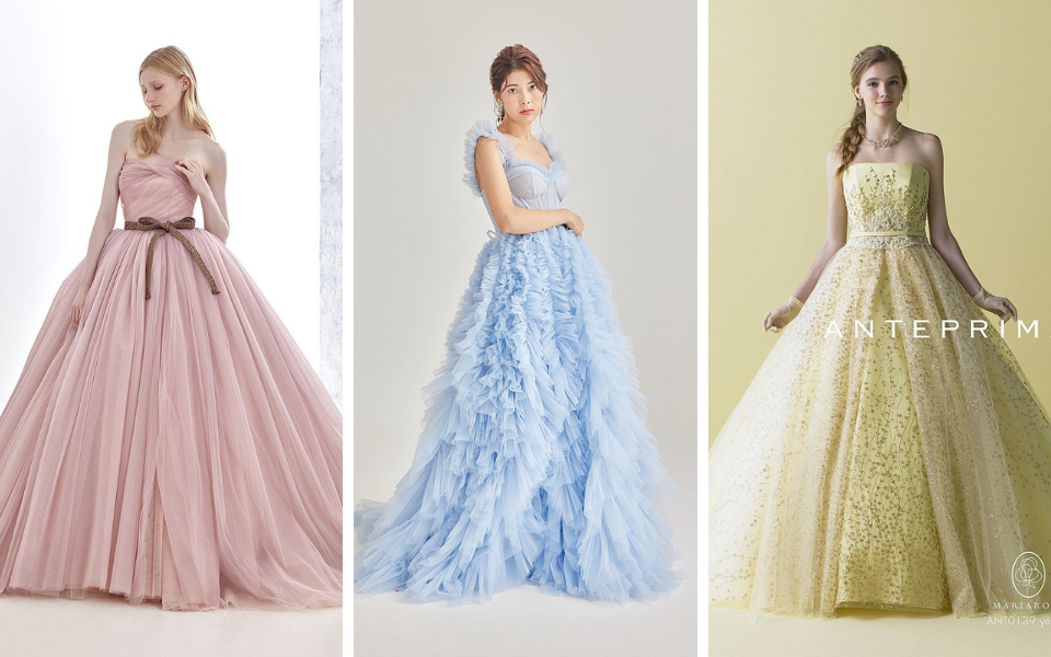 【値下げ】ウェディングドレス/カラードレス ウェディングカラードレス