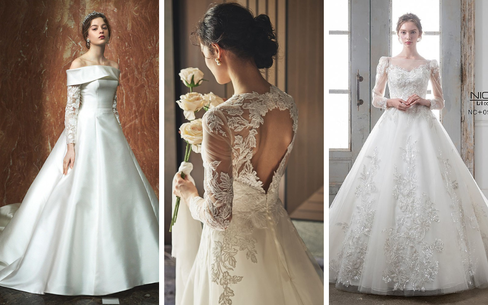 ドレススタイリストが解説】秋冬ウエディングに映える“ロングスリーブ