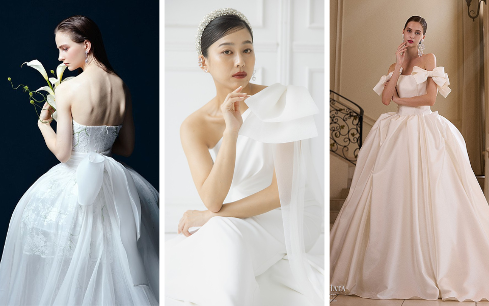 ドレススタイリストが解説】2026年“リボン”が主役！最旬ウエディング